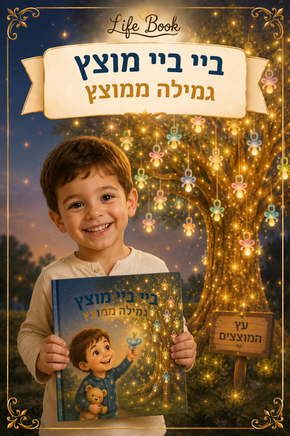 ביי ביי מוצץ — ספר ילדים אישי לגמילה ממוצץ
